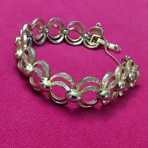 Monet Gold Tone Link Bracelet